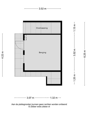 Floorplan - Prinses Wilhelminastraat 10, 4435 AH Baarland