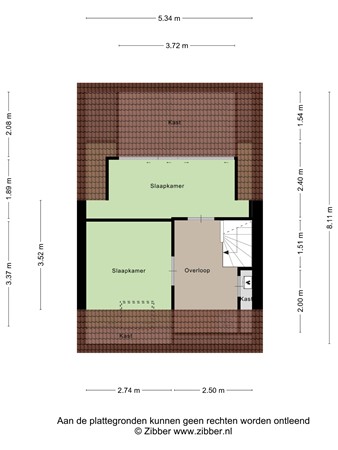 Floorplan - Spoorlaan 59, 4424 CK Wemeldinge