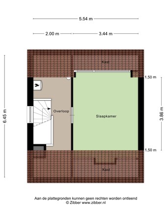 Floorplan - Populierenstraat 8, 4462 BE Goes