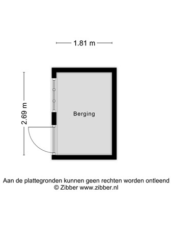 Floorplan - Populierenstraat 8, 4462 BE Goes