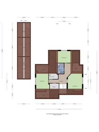 Floorplan - Jacob Valckestraat 21, 4451 AW Heinkenszand