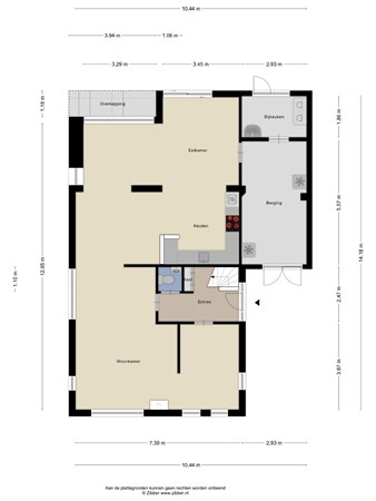 Floorplan - Joosstraat 21, 4458 BZ 's-Heer Arendskerke