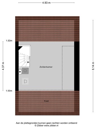 Floorplan - Leeuwerikenstraat 10, 4461 RD Goes