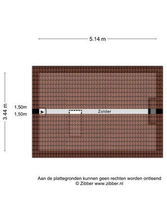 Floorplan - van der Poest Clementstraat 15, 4443 AL Nisse