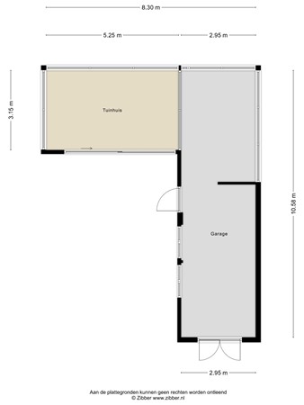 Floorplan - van der Poest Clementstraat 15, 4443 AL Nisse