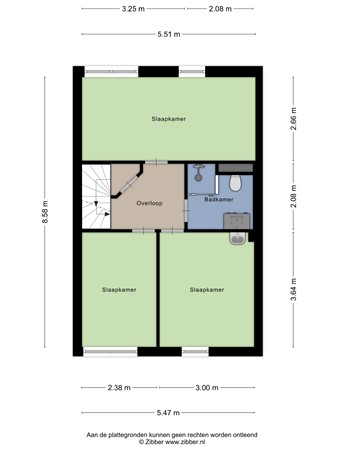 Floorplan - Mahlerlaan 13, 4462 KD Goes