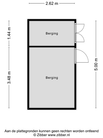 Floorplan - Thorbeckelaan 27, 4463 VA Goes