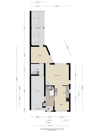 Floorplan - Gardiaanhof 5, 4411 DM Rilland