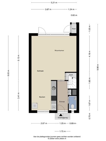 Floorplan - Duunmede 21, 4337 BC Middelburg