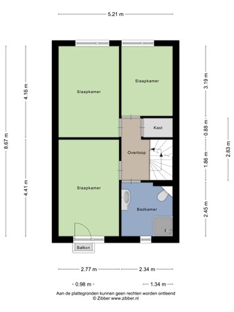 Floorplan - Duunmede 21, 4337 BC Middelburg