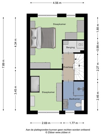 Floorplan - Henry Dunantstraat 18, 4471 BV Wolphaartsdijk