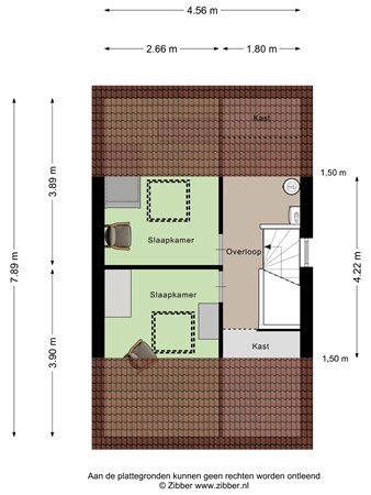 Floorplan - Henry Dunantstraat 18, 4471 BV Wolphaartsdijk