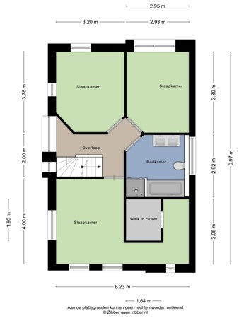 Floorplan - Glenn Millerlaan 35, 4462 LM Goes