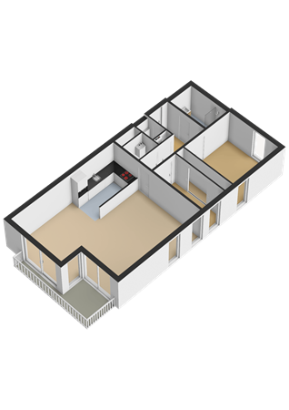 Archipelweg 107f, 8921 TG Leeuwarden - Appartement - 3D.png