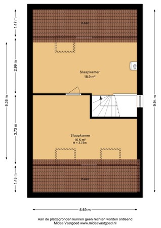 Langesân 142, 8939 DV Leeuwarden - Tweede verdieping - 2D.jpg