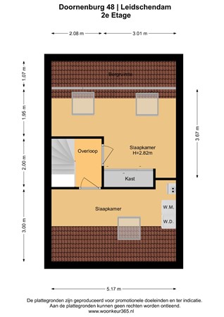 Floorplan - Doornenburg 48, 2261 XC Leidschendam
