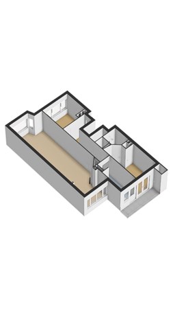 Floorplan - Koningin Wilhelminalaan 389, 2274 AK Voorburg