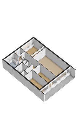 Floorplan - Prinses Annalaan 134, 2263 XR Leidschendam