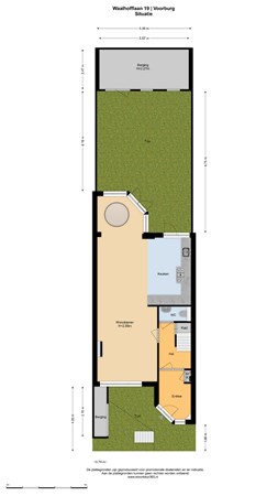 Floorplan - Waalhofflaan 19, 2271 TR Voorburg