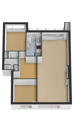 Floorplan - Monseigneur van Steelaan 164, 2273 EV Voorburg