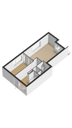 Floorplan - Isabellaland 1526, 2591 EH Den Haag