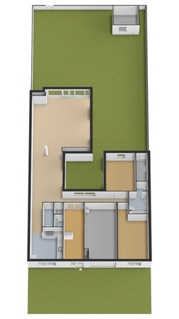 Floorplan - Henricuskade 269, 2497 ND Den Haag