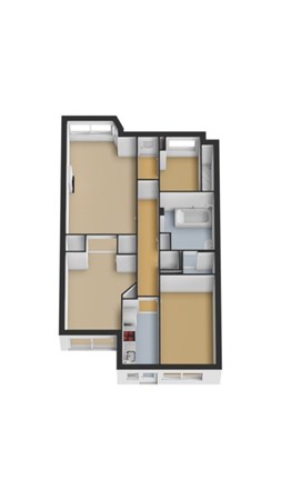 Floorplan - Koningin Wilhelminalaan 351, 2274 AJ Voorburg