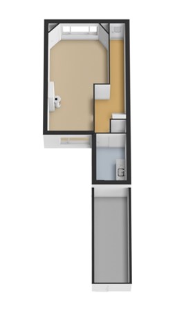 Floorplan - Tedingerstraat 98, 2266 KG Leidschendam