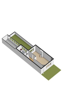 Floorplan - Tedingerstraat 98, 2266 KG Leidschendam