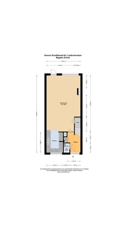 Floorplan - Hannie Schaftstraat 64, 2264 DL Leidschendam