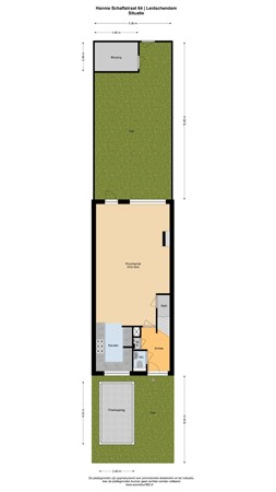 Floorplan - Hannie Schaftstraat 64, 2264 DL Leidschendam