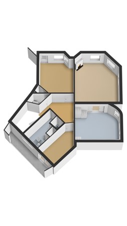 Floorplan - Wapenveldestraat 21, 2573 BE The Hague