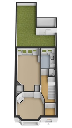 Floorplan - Hadrianusstraat 27, 2275 VD Voorburg