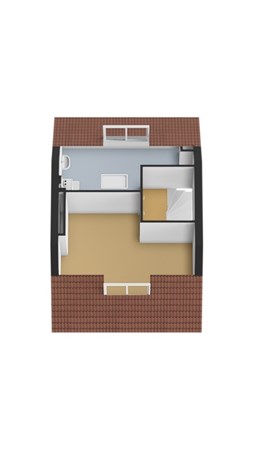 Floorplan - Hadrianusstraat 27, 2275 VD Voorburg