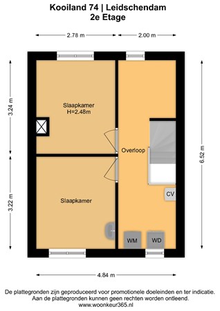 Floorplan - Kooiland 74, 2264 MR Leidschendam