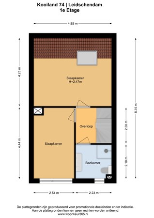 Floorplan - Kooiland 74, 2264 MR Leidschendam