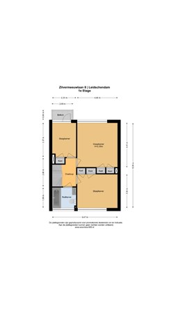 Floorplan - Zilvermeeuwlaan 8, 2261 EJ Leidschendam