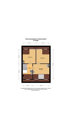 Floorplan - Zilvermeeuwlaan 8, 2261 EJ Leidschendam
