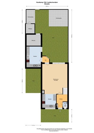 Floorplan - Hooikamp 104, 2264 JV Leidschendam