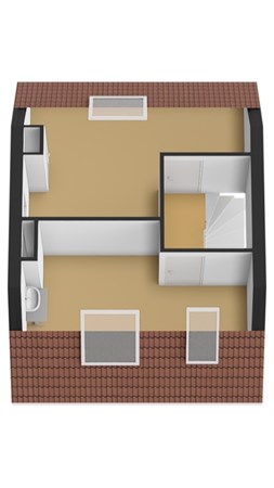 Floorplan - Hooikamp 104, 2264 JV Leidschendam