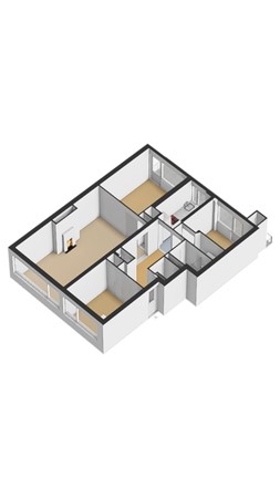 Floorplan - Burgemeester Caan van Necklaan 287, 2262 GK Leidschendam