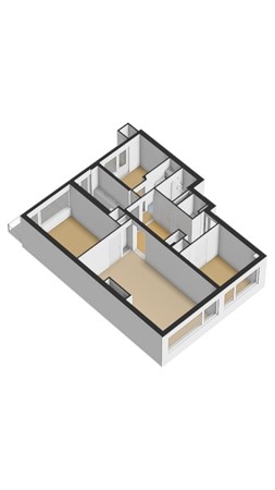 Floorplan - Burgemeester Caan van Necklaan 287, 2262 GK Leidschendam