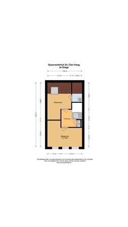 Floorplan - Spaarwaterhof 24, 2593 RS The Hague