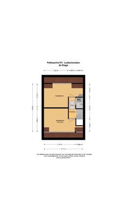 Floorplan - Pelikaanhof 61, 2264 JH Leidschendam