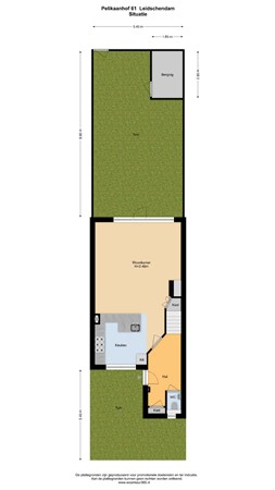 Floorplan - Pelikaanhof 61, 2264 JH Leidschendam