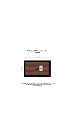 Floorplan - Pelikaanhof 61, 2264 JH Leidschendam