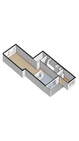 Floorplan - Willem van Outhoornstraat 42, 2593 ZX Den Haag