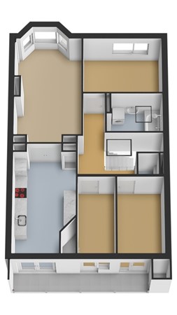 Floorplan - Van Arembergelaan 25, 2274 BN Voorburg