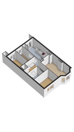 Floorplan - Van Arembergelaan 25, 2274 BN Voorburg