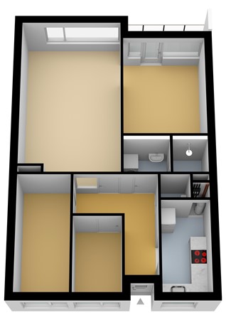Floorplan - Burgemeester Caan van Necklaan 560, 2262 HH Leidschendam